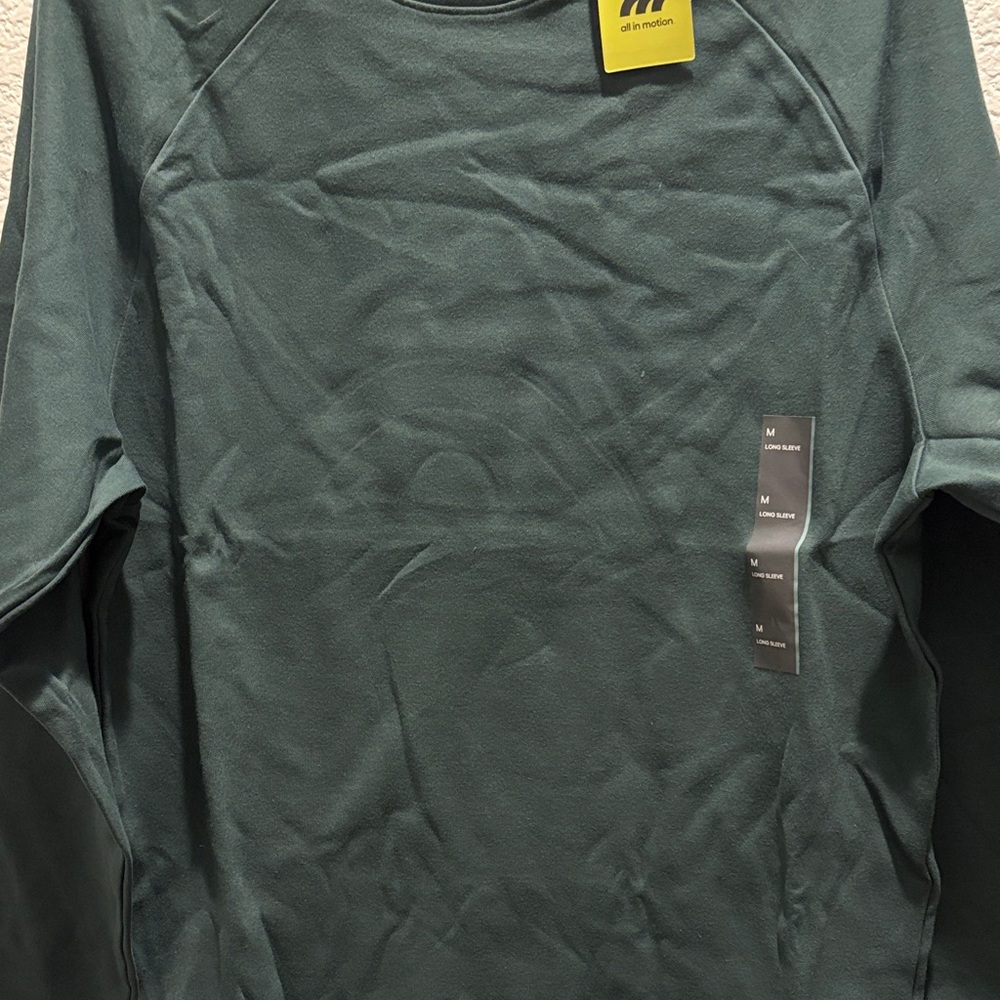 All in Motion Dark Green Women's Crew Neck Sweater - Picture 7 of 9